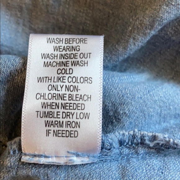 Candie’s - Denim Lace Long Sleeve Adjustable Shirt - Picture 10 of 10